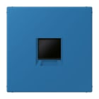 JUNG - Abdeckung für Modular-Jack-Steckbuchsen 1fach, Serie LS, bleu céruléen 31