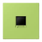JUNG - Abdeckung (gerastet) für Modular-Jack-Steckbuchsen 1fach, Serie LS, vert clair