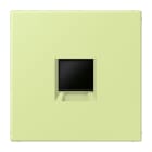 JUNG - Abdeckung für Modular-Jack-Steckbuchsen 1fach, Serie LS, vert jaune clair