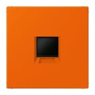 JUNG - Abdeckung (gerastet) für Modular-Jack-Steckbuchsen 1fach, Serie LS, orange