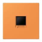 JUNG - Abdeckung (gerastet) für Modular-Jack-Steckbuchsen 1fach, Serie LS, orange clair