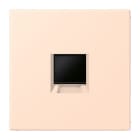 JUNG - Abdeckung (gerastet) für Modular-Jack-Steckbuchsen 1fach, Serie LS, rose pâle