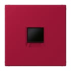 JUNG - Abdeckung (gerastet) für Modular-Jack-Steckbuchsen 1fach, Serie LS, rouge carmin
