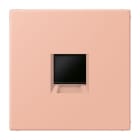 JUNG - Abdeckung (gerastet) für Modular-Jack-Steckbuchsen 1fach, Serie LS, rose clair