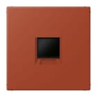 JUNG - Abdeckung (gerastet) für Modular-Jack-Steckbuchsen 1fach, Serie LS, l'ocre rouge