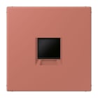 JUNG - Abdeckung für Modular-Jack-Steckbuchsen 1fach, Serie LS, terre sienne brique