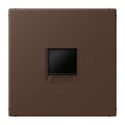 JUNG - Abdeckung für Modular-Jack-Steckbuchsen 1fach, Serie LS, terre d'ombre brûlée 3