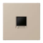 JUNG - Abdeckung für Modular-Jack-Steckbuchsen 1fach, Serie LS, ombre naturelle claire