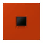 JUNG - Abdeckung für Modular-Jack-Steckbuchsen 1fach, Serie LS, rouge vermillon 59