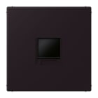 JUNG - Abdeckung für Modular-Jack-Steckbuchsen 1fach, Serie LS, noir d'ivoire