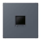 JUNG - Abdeckung für Modular-Jack-Steckbuchsen 1fach, Serie LS, gris fonce 59