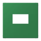 JUNG - Abdeckung für USB-Ladegerät, (gerastet), Serie LS, vert foncé