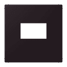 JUNG - Abdeckung für USB-Ladegerät, (gerastet), Serie LS, noir d'ivoire