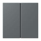 JUNG - Tastensatz 1fach, F40, Serie LS, gris foncé 31