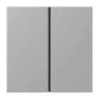 JUNG - Tastensatz 1fach, F40, Serie LS, gris moyen