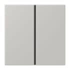 JUNG - Tastensatz 1fach, F40, Serie LS, gris clair 31