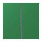 JUNG - Tastensatz 1fach, F40, Serie LS, vert foncé