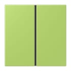 JUNG - Tastensatz 1fach, F40, Serie LS, vert clair