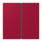 JUNG - Tastensatz 1fach, F40, Serie LS, rouge carmin