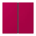 JUNG - Tastensatz 1fach, F40, Serie LS, rouge rubia
