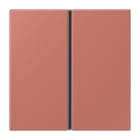 JUNG - Tastensatz 1fach, F40, Serie LS, terre sienne brique