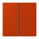 JUNG - Tastensatz 1fach, F40, Serie LS, rouge vermillon 59