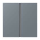 JUNG - Tastensatz 1fach, F40, Serie LS, gris 59