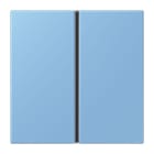 JUNG - Tastensatz 1fach, F40, Serie LS, bleu céruléen 59