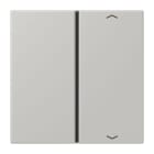 JUNG - Taste 1fach, mit Pfeilsymbolen, F40, Serie LS, gris clair 31