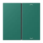 JUNG - Taste 1fach, mit Pfeilsymbolen, F40, Serie LS, vert anglais