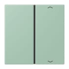 JUNG - Taste 1fach, mit Pfeilsymbolen, F40, Serie LS, vert anglais clair