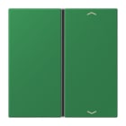 JUNG - Taste 1fach, mit Pfeilsymbolen, F40, Serie LS, vert foncé