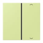 JUNG - Taste 1fach, mit Pfeilsymbolen, F40, Serie LS, vert jaune clair