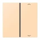 JUNG - Taste 1fach, mit Pfeilsymbolen, F40, Serie LS, ocre