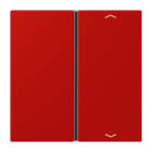 JUNG - Taste 1fach, mit Pfeilsymbolen, F40, Serie LS, rouge vermillon 31