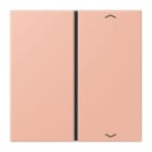 JUNG - Taste 1fach, mit Pfeilsymbolen, F40, Serie LS, rose clair