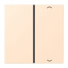 JUNG - Taste 1fach, mit Pfeilsymbolen, F40, Serie LS, terre sienne pâle