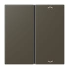 JUNG - Taste 1fach, mit Pfeilsymbolen, F40, Serie LS, ombre naturelle 31
