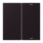 JUNG - Taste 1fach, mit Pfeilsymbolen, F40, Serie LS, noir d'ivoire