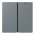 JUNG - Taste 1fach, mit Pfeilsymbolen, F40, Serie LS, gris 59