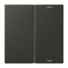 JUNG - Taste 1fach, mit Pfeilsymbolen, F40, Serie LS, ombre naturelle 59