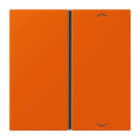 JUNG - Taste 1fach, mit Pfeilsymbolen, F40, Serie LS, orange vif