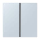 JUNG - Tastensatz 2fach, F40, Serie LS, outremer pale