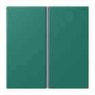 JUNG - Tastensatz 2fach, F40, Serie LS, vert anglais