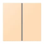 JUNG - Tastensatz 2fach, F40, Serie LS, ocre