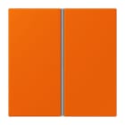 JUNG - Tastensatz 2fach, F40, Serie LS, orange
