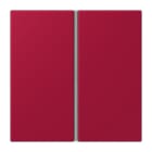 JUNG - Tastensatz 2fach, F40, Serie LS, rouge carmin