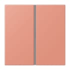 JUNG - Tastensatz 2fach, F40, Serie LS, l'ocre rouge moyen