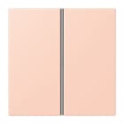 JUNG - Tastensatz 2fach, F40, Serie LS, l'ocre rouge clair