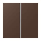 JUNG - Tastensatz 2fach, F40, Serie LS, terre d'ombre brûlée 31